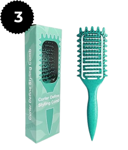 BrushZoo Detangler Brush for Curly Hair